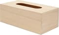 Servettförpackning med bas, trä, beige, 19,5 x 12,5 x 8,5 cm