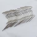Miniatyrbillede 3 af 3: Have Drivhus Glas Rustfrit Stål W Z Type Clips W(100pcs)