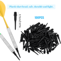 Miniatyrbillede 3 af 5: 12 pile med 100 spidser til elektronisk dartskive, professionel plastikspids dart, blød dartpil sæt til hjemmet