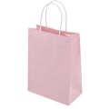 Miniatyrbilde 2 av 5: Papir Gaveposer med Håndtak Medium Bulk Kraft Papirposer for Frakt av Takeaway og Bryllupsartikler, Rosa-10 stk Bursdag, Festutstyr og Gaver