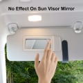 Pikkukuva 4 / 5: 2 kpl (musta) Aurinkolasipidike auton aurinkolippaan, magneettinen nahkainen silmälasien pidike klipsi autoon, aurinkolasipidike ja lipun/kortin pidike auton aurinkolippaan