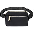 Miniatyrbild 1 av 5: (Svart) Magväskor för Kvinnor Män, Svart Crossbody Magväska, Bältesväska med Justerbar Rem, Trendig Midjeväska för Utomhusbruk/Träning/Resor/Vardag