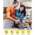 Miniatyrbild 4 av 5: Set med 1 silikonslevar, solida slevar med slits, non-stick BPA-fria värmebeständiga köksredskap för soppa, servering, avrinning, omrörning