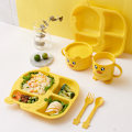 Miniatyrbild 2 av 5: Lunchlåda för barn, Bento-låda för barn, Måltids- och/eller mellanmålslåda med fack och avtagbar avdelare, Perfekt för skolan eller luncher, Hållbar och säker
