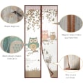 Miniatyrbild 2 av 4: Ett set (pressad giraff lila, ca 90*210cm) Magnetisk dörrskärm Dörrnät Mesh Anti Mygga Hands Free Passar dörr upp till Automatiskt Mesh Curta
