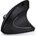 Miniatyrbillede 1 af 5: Trådløs mus, genopladelig, lydløs, ergonomisk med 6 knapper, 2,4 GHz USB, 3 justerbare DPI, til bærbar/PC/tablet/Ipad/Mac, sort