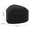 Miniatyrbillede 3 af 3: Hjerteformet Ringæske Fløjlsholder Smykkeskrin Organizer Møntæske Etui Black