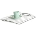 Miniatyrbilde 3 av 5: Hvit sklisikker plastplate 45,5 x 32 x 4,5 cm