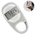Miniatyrbild 1 av 5: 3D Digital Enkel Stegräknare med Clip-On Funktion White