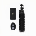 Miniatyrbild 3 av 4: Flexibelt stativ för mobiltelefon med Bluetooth-fjärrkontroll och kameraslutare för iPhone, Samsung Galaxy etc. Red Set