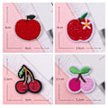 Miniatyrbillede 4 af 5: Broderede frugt patches (sæt med 16), søde frugt stryge-på/sy-på patch applikationer til tøj, kjoler, hatte, jeans, DIY tilbehør