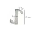 Miniatyrbilde 3 av 3: Rustfritt stål drivhusglass W Z type klips hage Z(100pcs)