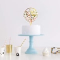 Miniatyrbilde 3 av 5: 6-pakning Happy Birthday Kake Pynt Blomster, Flerfarget Akryl Papir Cupcake Pynt Egnet for Ulike Bursdagsfester Jente Kake Dekor Barn