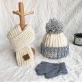 Miniatyrbilde 2 av 5: Varmt vinter skjerf til barn, termisk strikket til småbarn, for 4-12 år Blue