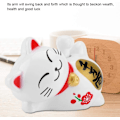 Miniatyrbillede 3 af 5: Ti Millioner To Fortune Cats Katte Lykkeholder Langstrakte Arme Lykkekat Solar Biltilbehør Dekorationer