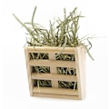 Miniatyrbillede 1 af 5: Træ Høholder til Kæledyr (Beige 15.5 x 15.5 x 8 cm), Træ Høholder til Hegn, Kanin, Marsvin, Chinchilla