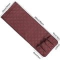 Miniatyrbilde 4 av 4: Sofa Armlene Organizer, Sklisikker Oppbevaringslomme for Sofa og Lenestol, Stoff Oppbevaringspose Holder for Mobiltelefon RED
