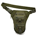 Miniatyrbild 1 av 5: Militär Taktisk Molle Drop Leg Bag Cross Over Leg Rig Lår Pack Midjeväska för Motorcykel Cykling Ridning Utomhus Camping Vandring