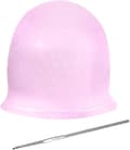 Silikonhätta för slingor, slinghätta och krok, hårfärgningshätta, hårfrostningshätta, slingfrostningshätta Pink