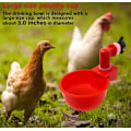 Miniatyrbild 5 av 5: 6 st automatiska vattenkoppar för höns, fjäderfä, drickskoppar i plast, automatiska vattenbehållare för kycklingar, vaktlar, ankor, fåglar