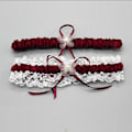 Miniatyrbild 1 av 5: Bröllopsstrumpor för brud, damstrumpeband bröllop brudstrumpa balstrumpa underkläder benstrumpa Wine red