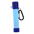 Miniatyrbild 1 av 2: 1 Styck Bärbar Vattenrenare Utomhus Överlevnadsfilter Camping Vandring Nödsituation Element Blue
