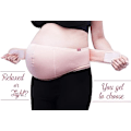 Miniatyrbillede 3 af 5: (XL) Støttebælte til gravide - Komfortabel graviditetsstøtte til lindring af ryg- og bækken smerter med justerbare stropper. Ergonomisk form, åndbart stof, one size,