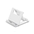 Pikkukuva 2 / 5: 2 kappaletta kannettava iPhone-teline (musta ja valkoinen), universaali monikulmainen puhelinteline, taskuun taitettava pöytäteline iPhonelle, iPadille, älypuhelimelle, tabletille