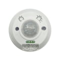 Miniatyrbild 2 av 5: Vit Sensor Taklampa 360°, Takmonterad, Infraröd Rörelsesensor, LED lämplig, Räckvidd max. 6m/360°, max. 2000/1000W, IP20