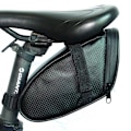 Miniatyrbillede 1 af 5: 1 stk. Sort Reflekterende Cykelsaddeltaske 17*9*8cm, Vandtæt Cykelsaddeltaske, Rivfast Saddeltaske, Udendørs Vej Mountainbike Taske