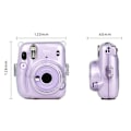 Miniatyrbilde 2 av 5: Mini 11 PVC Hard Case Cover for instax mini11 Kamera Reiseveske Cover med Avtakbar Stropp | Transparent Skimmer