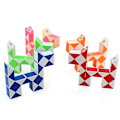 Miniatyrbillede 4 af 5: Magisk Slange Twist Puzzle Twisty Legetøjssamling 24 Kiler Magisk Lineal 3
