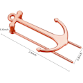 Miniatyrbillede 2 af 5: (Rose Gold) 2 Styk Bogmærker Kreativt Bogmærke Metal Sideholder til Studerende Lærere Dimissionsgaver Skolekontorartikler