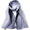 Miniatyrbild 1 av 5: Mjuk Gradient Färg Damscarf 175 * 75cm | (Svart) - Damscarf Lättviktig, Scarf Mjuk Lättviktig Sjal Mode Elegant Damscarf Gåva