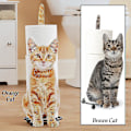 Miniatyrbild 2 av 5: Papperhållare Kattform Badrum Toalettpappersförvaring Present till kattälskare Orange