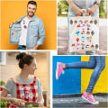 Miniatyrbild 2 av 5: 20 stycken svampmärken för strykning på kläder, klänningar, hattar, byxor, skor, gardiner, jeans, väskor, kläder, konst och hantverk DIY