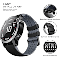 Miniatyrbild 3 av 5: Klockarmband för Fenix 7X/Fenix 6X/Fenix 5X, Quickfit 26mm Mjukt Silikon Vattentätt Andningsbart Armband för Garmin Fenix 5X Plus, Enduro, Tactix Bravo, Fenix