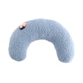 Miniatyrbild 2 av 5: Liten Kudde för Katter, Ultra Mjuk Fluffig Lugnande Leksak Halv Donut Cuddler för Ledavlastning Sömnförbättring Maskintvättbar