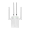 Miniatyrbild 3 av 5: Vit WiFi-repeater WiFi-förstärkare, WiFi-extender upp till 120㎡, kraftfull WiFi-repeater med en Ethernet-port, kompatibel med alla internetboxar