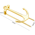 Miniatyrbillede 2 af 5: (GULD) 2 Styk Bogmærker Kreativt Bogmærke Metal Sideholder til Studerende Lærere Dimissionsgaver Skolekontorartikler