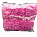 Miniatyrbillede 1 af 5: 144 stk./pakke Mini Skum Kunstig Rose Blomsterbuket Bryllupsdekoration Håndværksartikler Rose Red