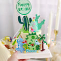 Miniatyrbilde 2 av 5: Dinosaur Tallkake Topper (0-9) - Dinosaur Bursdagsdekorasjon, Jungel Bursdagskake Topper, Gutter Jenter Baby Shower Dinosaur Tema