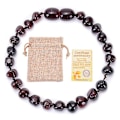 Miniatyrbillede 1 af 5: Baby Rav Anklet Armbånd - Håndlavet 100% Ægte Ravperler D
