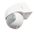 Miniatyrbillede 4 af 5: Sensor Udendørs IP44, Vægmonteret, Infrarød Bevægelsessensor, LED egnet, Rækkevidde maks. 12m/180°, drejelig, maks. 800/400W, hvid