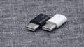 Miniatyrbilde 3 av 5: Hvit Svart 6 stk. Micro USB til USB-C konverteringshode type konverter Android OTG datakabel