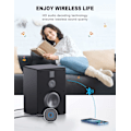 Miniatyrbillede 2 af 5: Bil Bluetooth AUX adapter, egnet til hjemme stereoanlæg/højttaler/kablede hovedtelefoner mini Bluetooth modtager, Bluetooth bil adapter AUX, håndfri opkald, dobbelt co