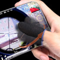 Miniatyrbilde 5 av 5: 150 Sekunders Hurtigtørkende Ultratynne Karbonfiber (16 stk) Gaming Finger Sleeves Berøringsskjerm Anti-Svett Skyte Sikte Fingerbeskyttelse for PUBG Mobile, Mobil Gaming