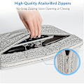 Miniatyrbilde 3 av 5: Laptopveske, støtsikker Notebook-veske, Beskyttelsesdeksel for Laptop (grå) 13inch
