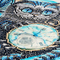 Miniatyrbild 3 av 5: DIY 5d Diamantmålning efter nummer-kit, Diamantmålning, Diamantbroderi Katt, Kattklocka Strassbroderi Korsstygnskonst på dukvägg
