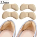 Miniatyrbilde 2 av 5: 5 Par Hæl Insoles Patch Smertelindring Anti-slitasje Putepads Black-2 pairs